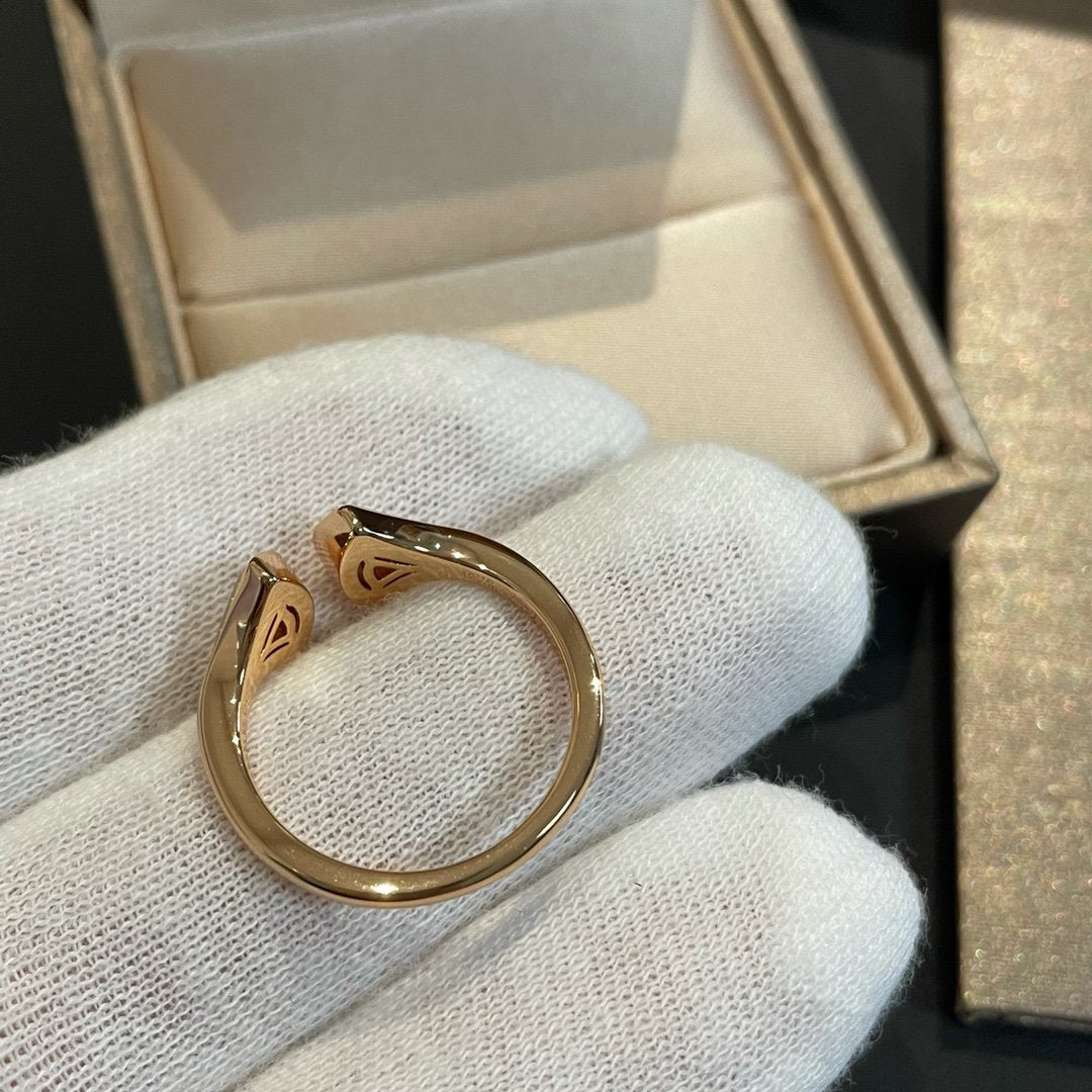 [Lunabriance]DREAM MOP DIAMOND OPEN RING