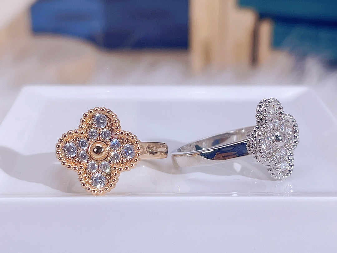 [Lunabriance]CLOVER DIAMOND RING