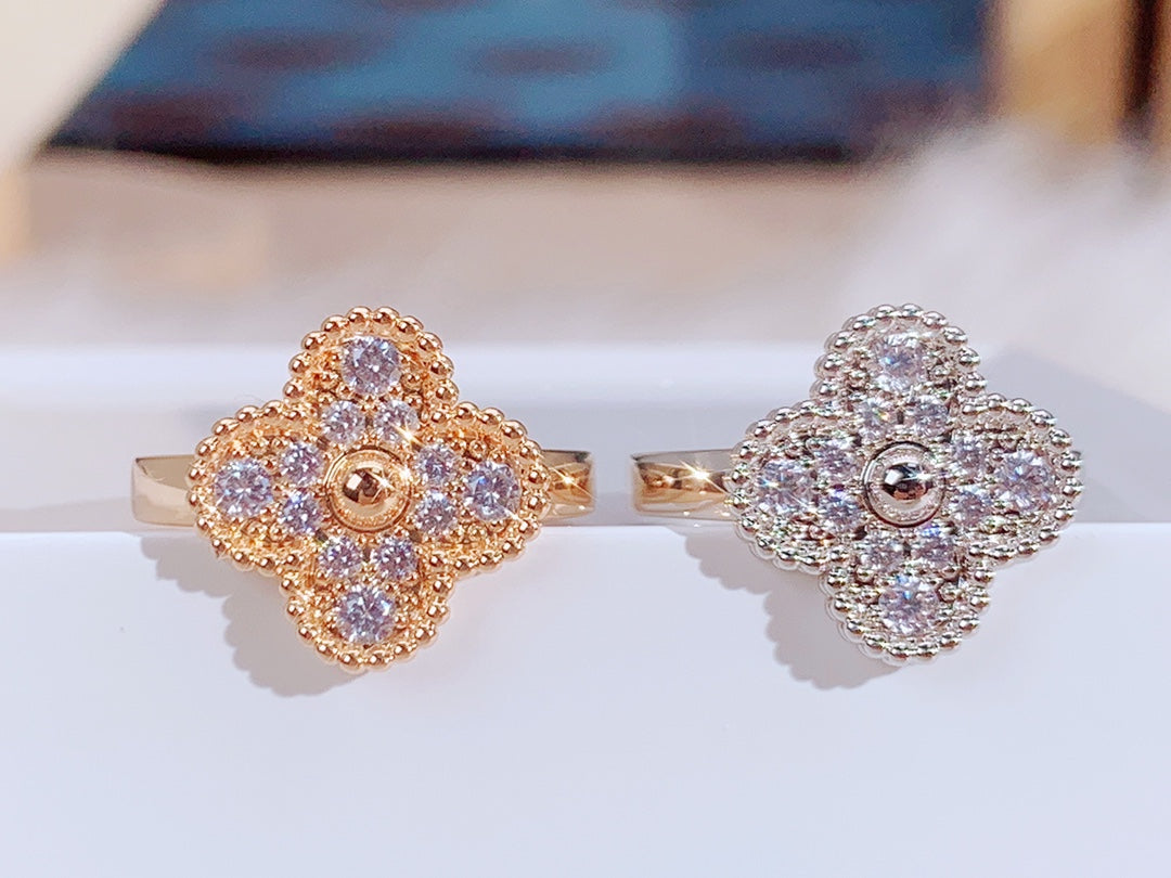 [Lunabriance]CLOVER DIAMOND RING