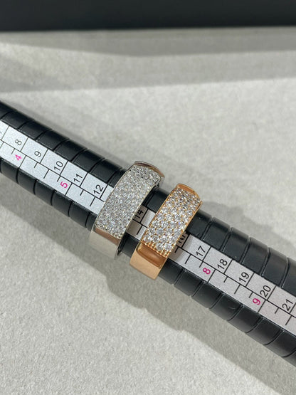 [Lunabriance]LIENS EVIDENCE  DIAMOND PAVED RING