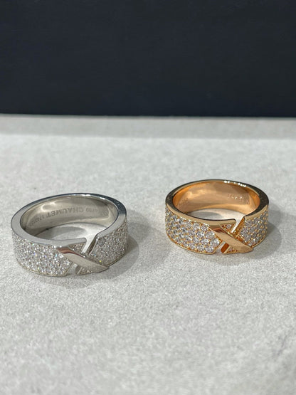 [Lunabriance]LIENS EVIDENCE  DIAMOND PAVED RING