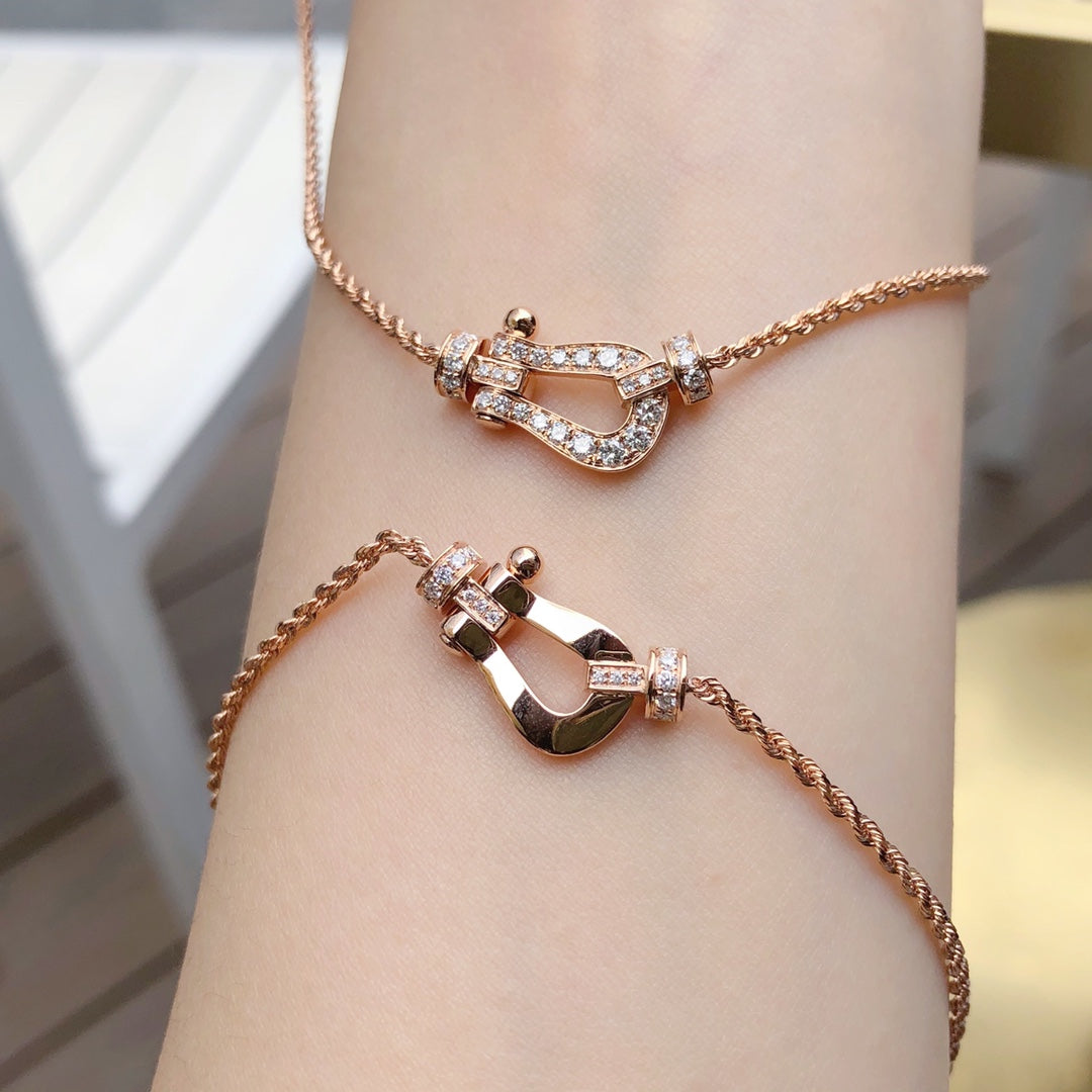 [Lunabriance]FORCE 10 PINK GOLD DIAMOND NECKLACE