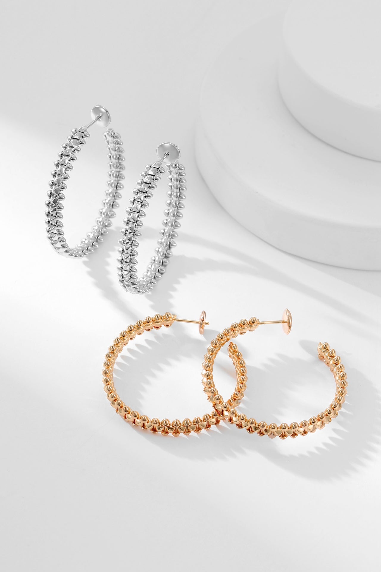 [Lunabriance]CLASH HOOP EARRINGS