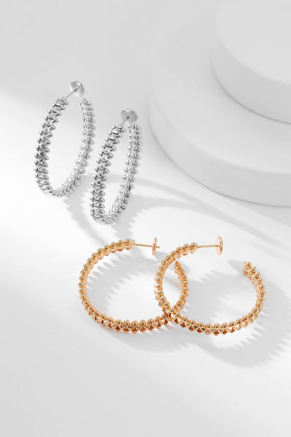 [Lunabriance]CLASH HOOP EARRINGS