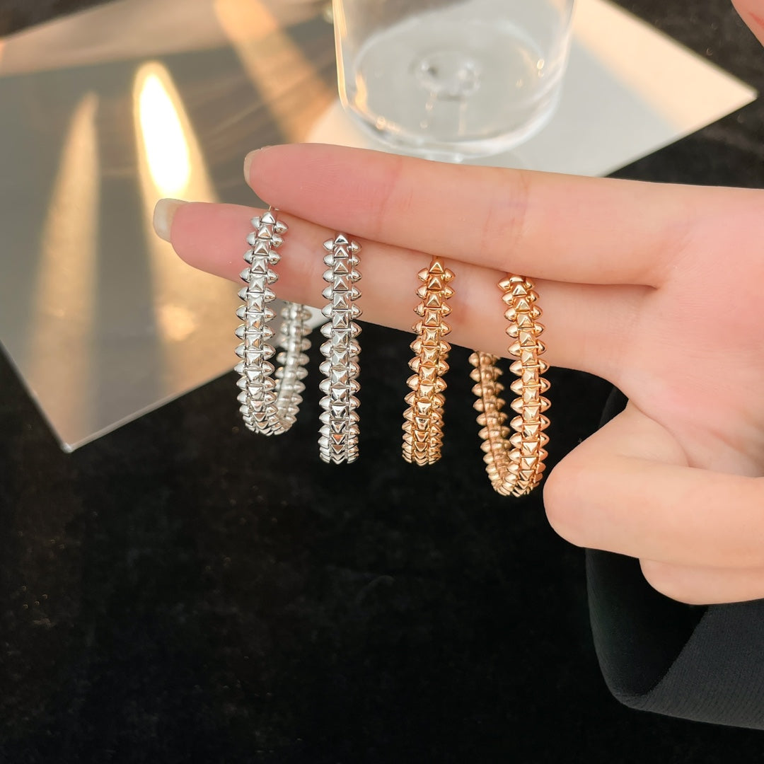 [Lunabriance]CLASH HOOP EARRINGS