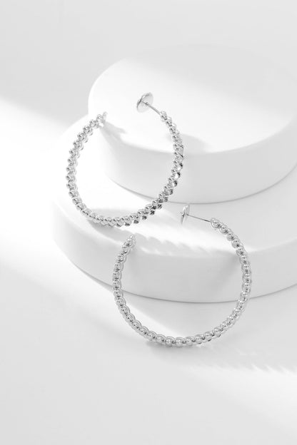 [Lunabriance]CLASH HOOP EARRINGS