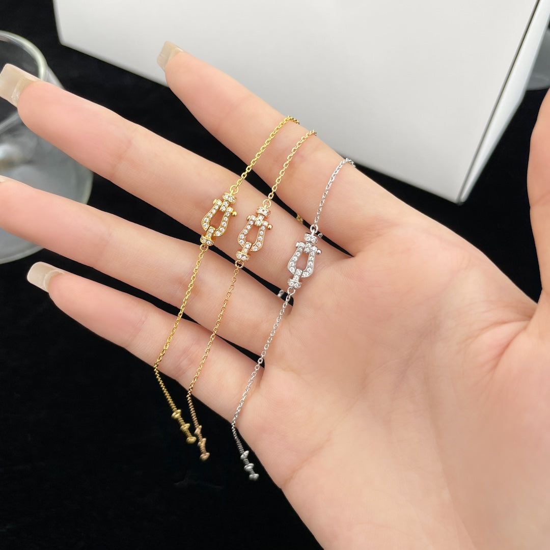 [Lunabriance]FORCE 10 FULL DIAMOND BUCKLE CHAIN LINK MINI MODEL