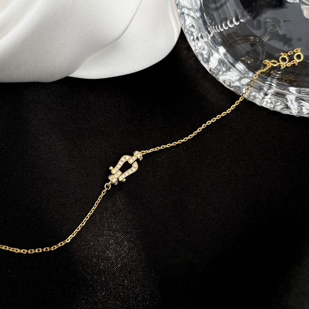 [Lunabriance]FORCE 10 FULL DIAMOND BUCKLE CHAIN LINK MINI MODEL