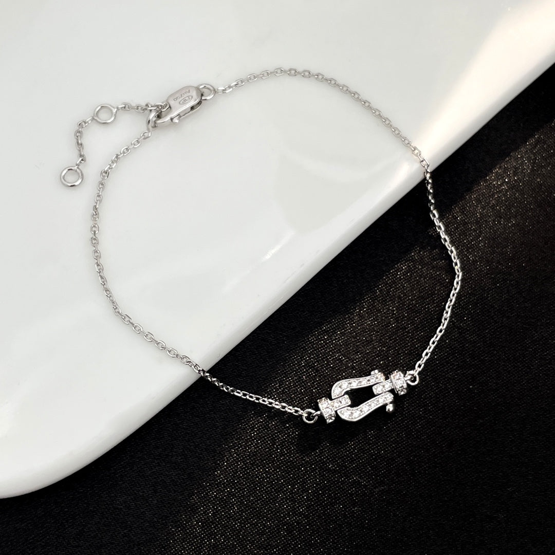 [Lunabriance]FORCE 10 FULL DIAMOND BUCKLE CHAIN LINK MINI MODEL