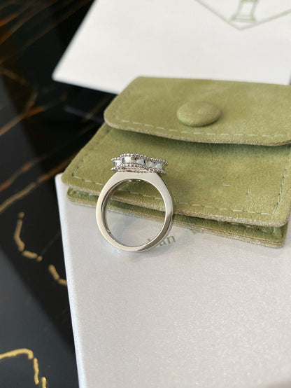 [Lunabriance]CLOVER SILVER RING
