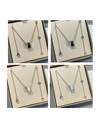 [Lunabriance]ZERO 1 DIAMOND CERAMIC NECKLACE