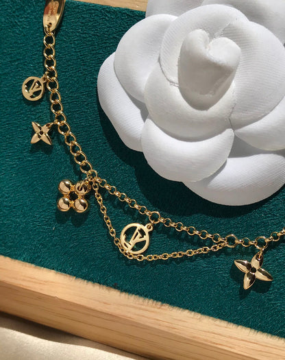 [Lunabriance]BLOOMING PINK GOLD MOP BRACELET