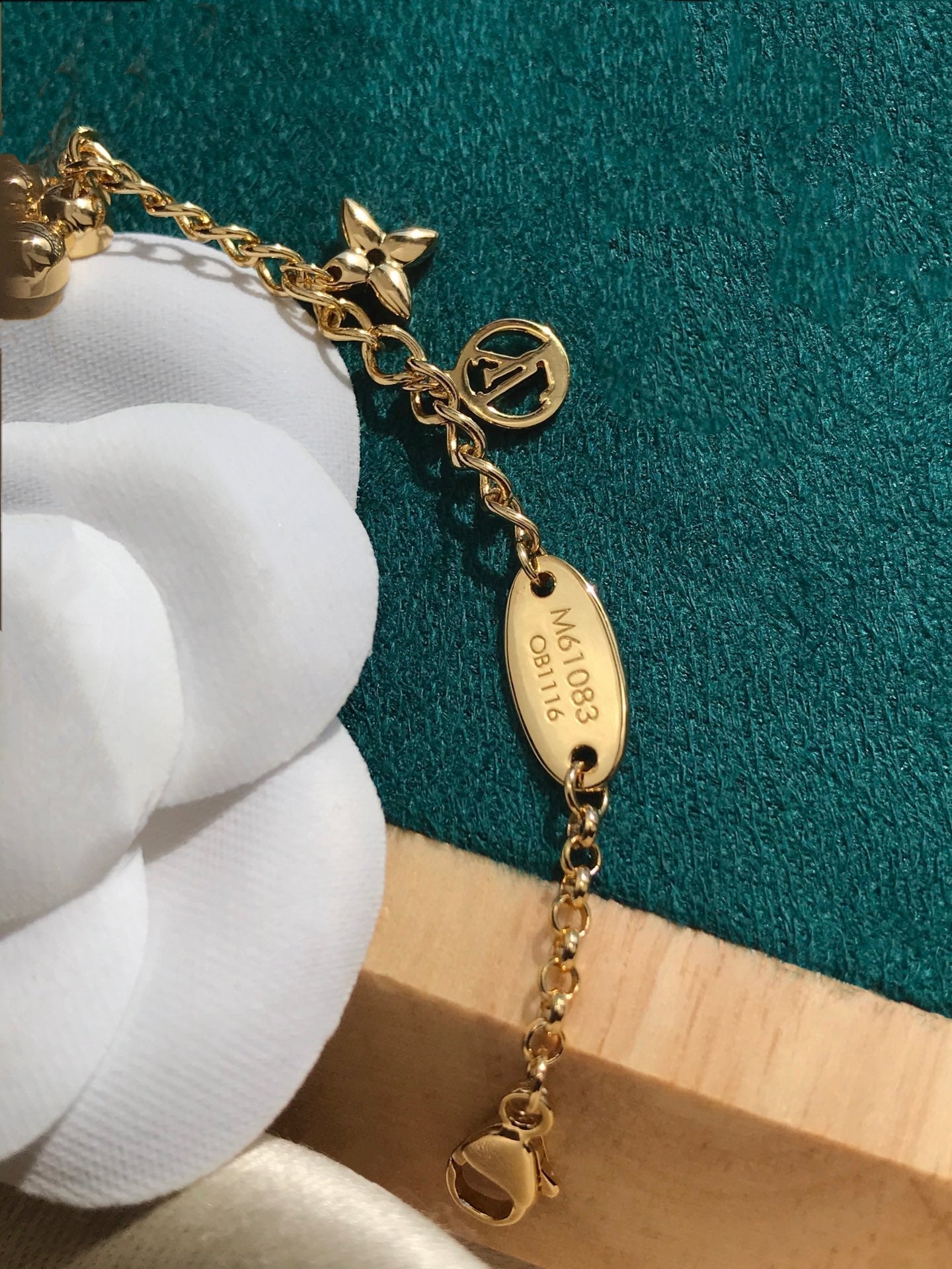 [Lunabriance]BLOOMING PINK GOLD MOP BRACELET