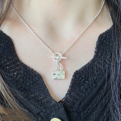 [Lunabriance]CONSTANCE PEDANT SILVER NECKLACE