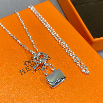 [Lunabriance]CONSTANCE PEDANT SILVER NECKLACE