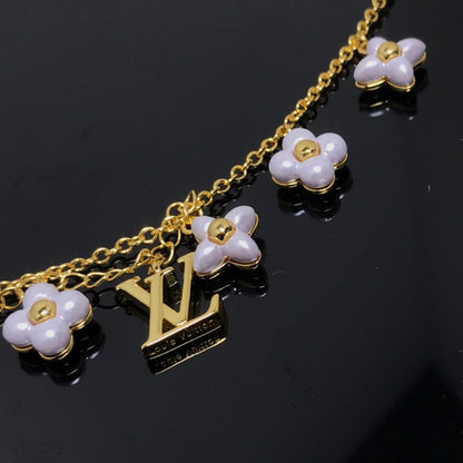 [Lunabriance]LOGO 6 MOTIF STAR AND SUN GOLD BRACELET
