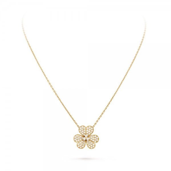 [Lunabriance]FLOWER DIAMOND NECKLACE