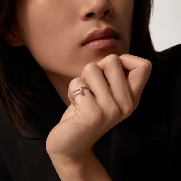 [Lunabriance]JUSTE RING 1.8MM SILVER DIAMONDS