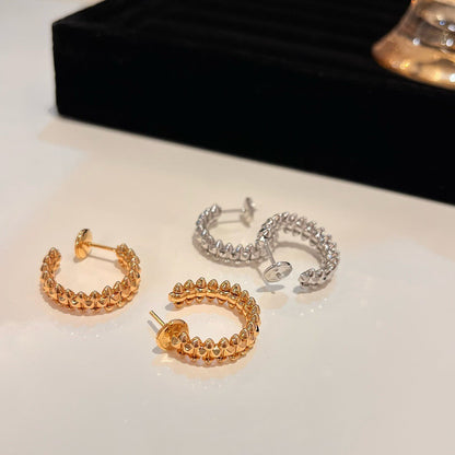 [Lunabriance]CLASH SMALL HOOP EARRINGS