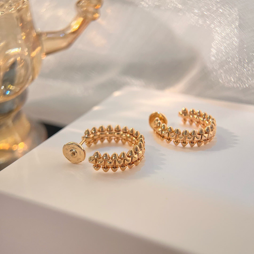 [Lunabriance]CLASH SMALL HOOP EARRINGS