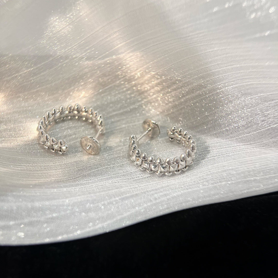 [Lunabriance]CLASH SMALL HOOP EARRINGS
