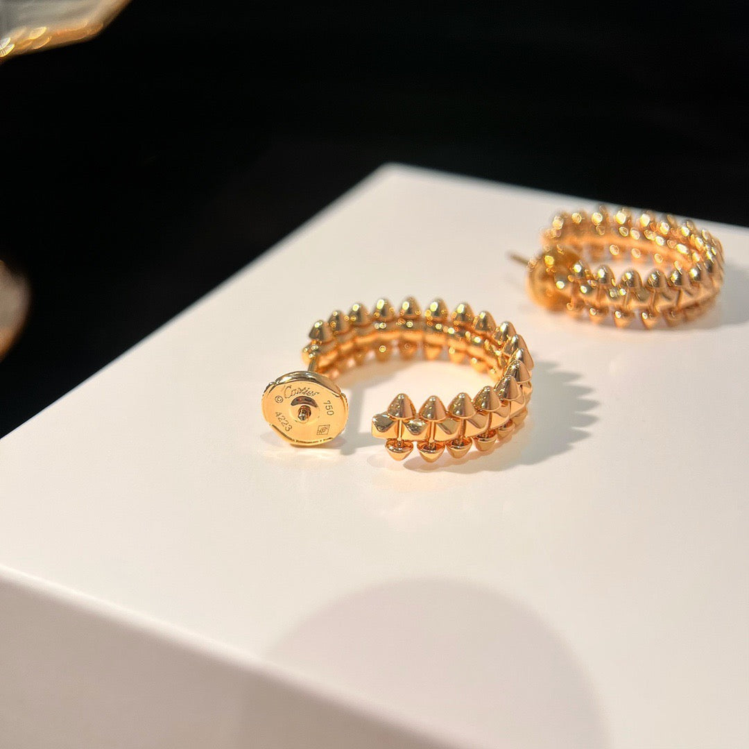 [Lunabriance]CLASH SMALL HOOP EARRINGS