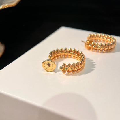 [Lunabriance]CLASH SMALL HOOP EARRINGS