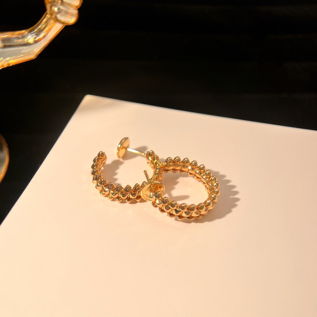 [Lunabriance]CLASH SMALL HOOP EARRINGS