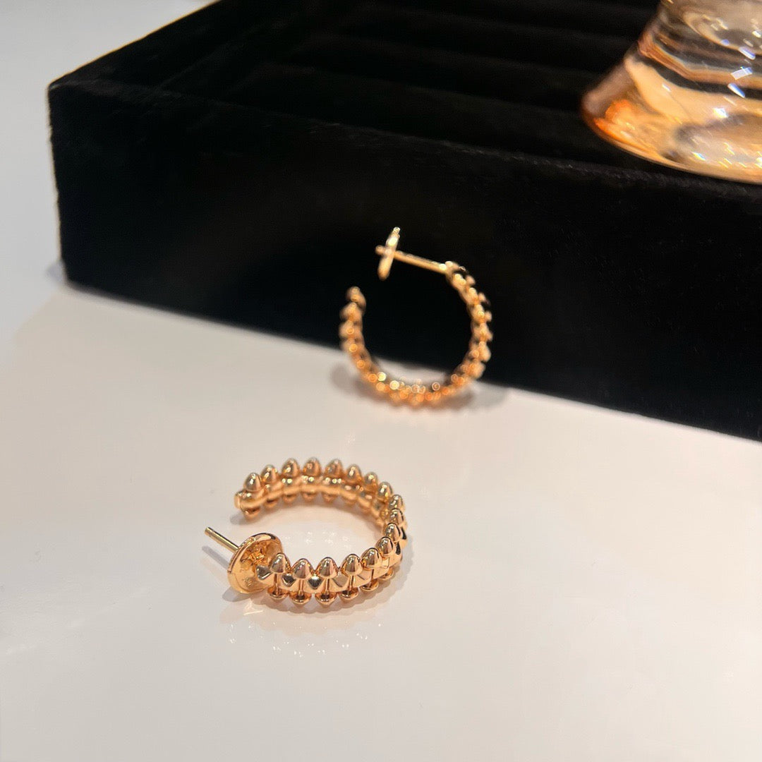 [Lunabriance]CLASH SMALL HOOP EARRINGS