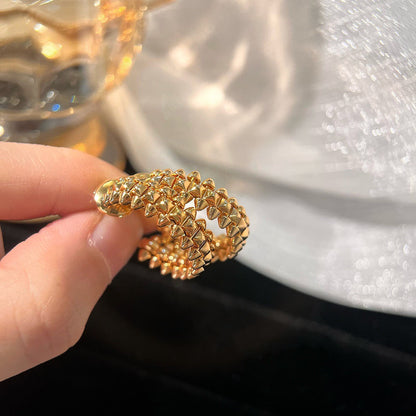 [Lunabriance]CLASH SMALL HOOP EARRINGS