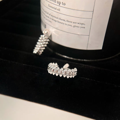 [Lunabriance]CLASH SMALL HOOP EARRINGS