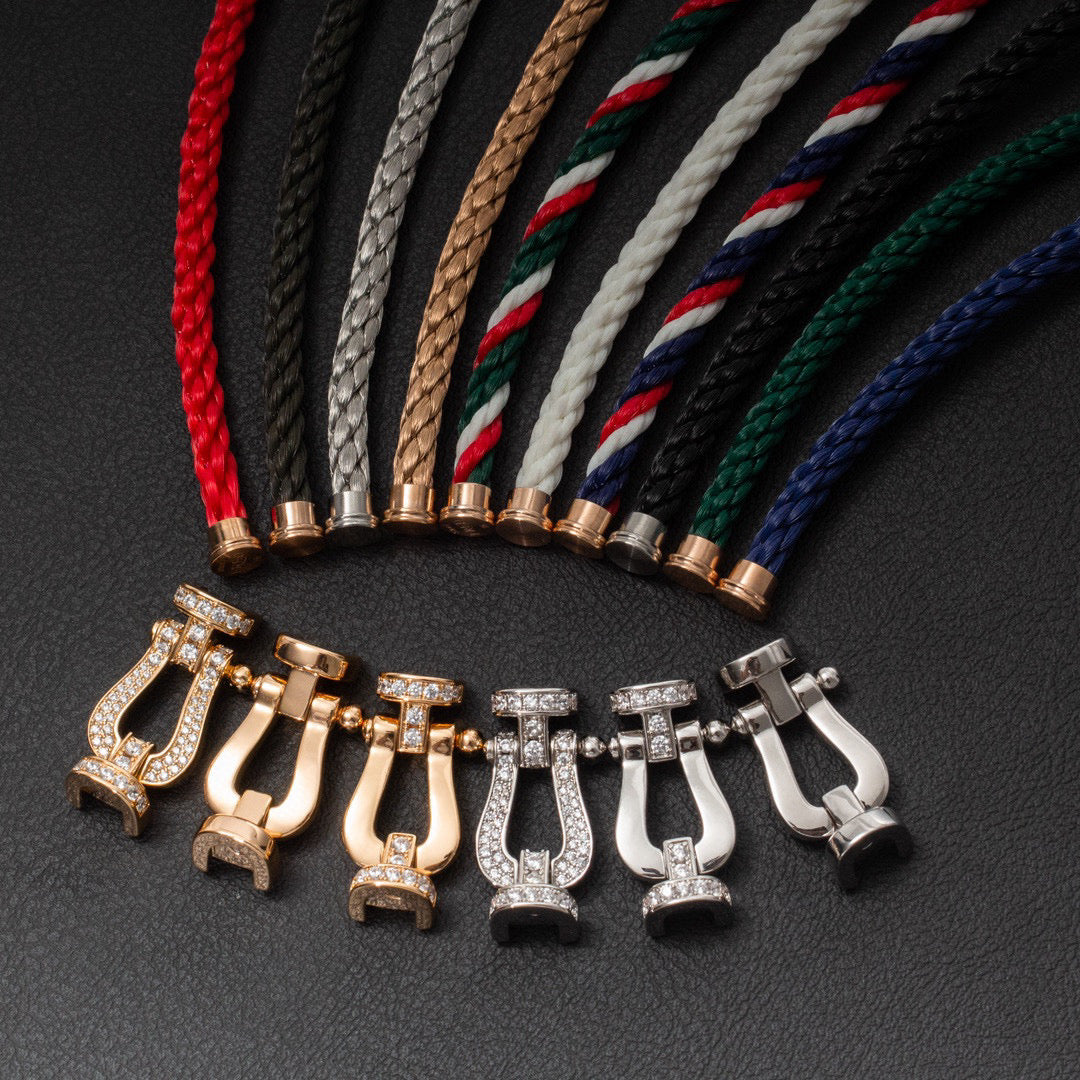 [Lunabriance]FORCE LARGE HORSESHOE NO DIAMOND BRACELET SILVER