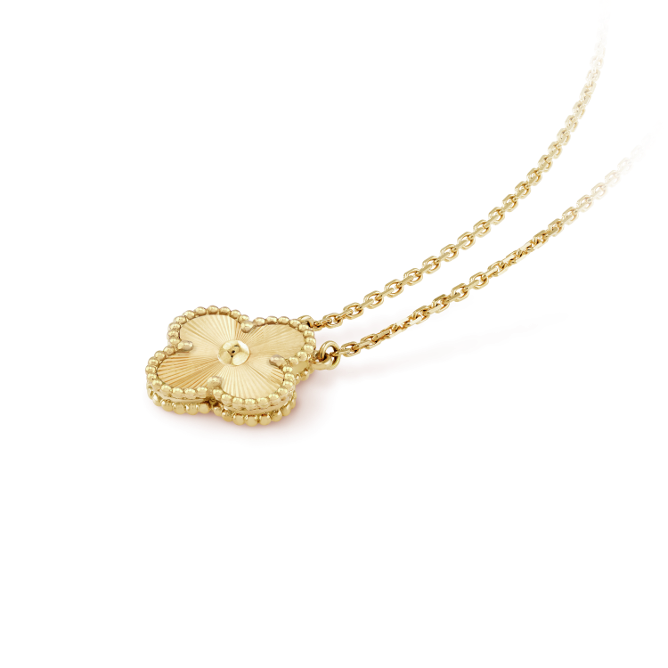 [Lunabriance]CLOVER 15MM LASER NECKLACE