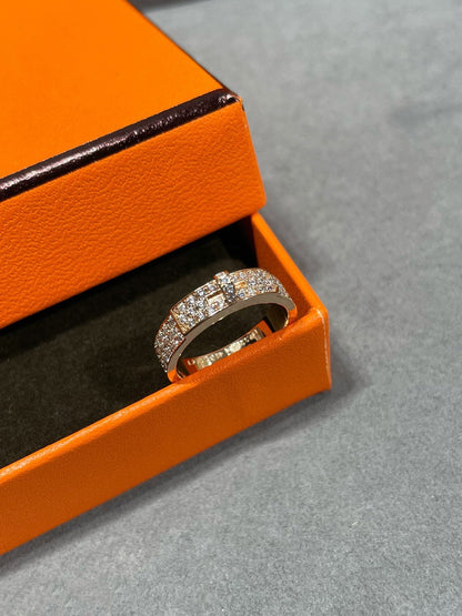 [Lunabriance]KELLY PINK GOLD DIAMOND RING
