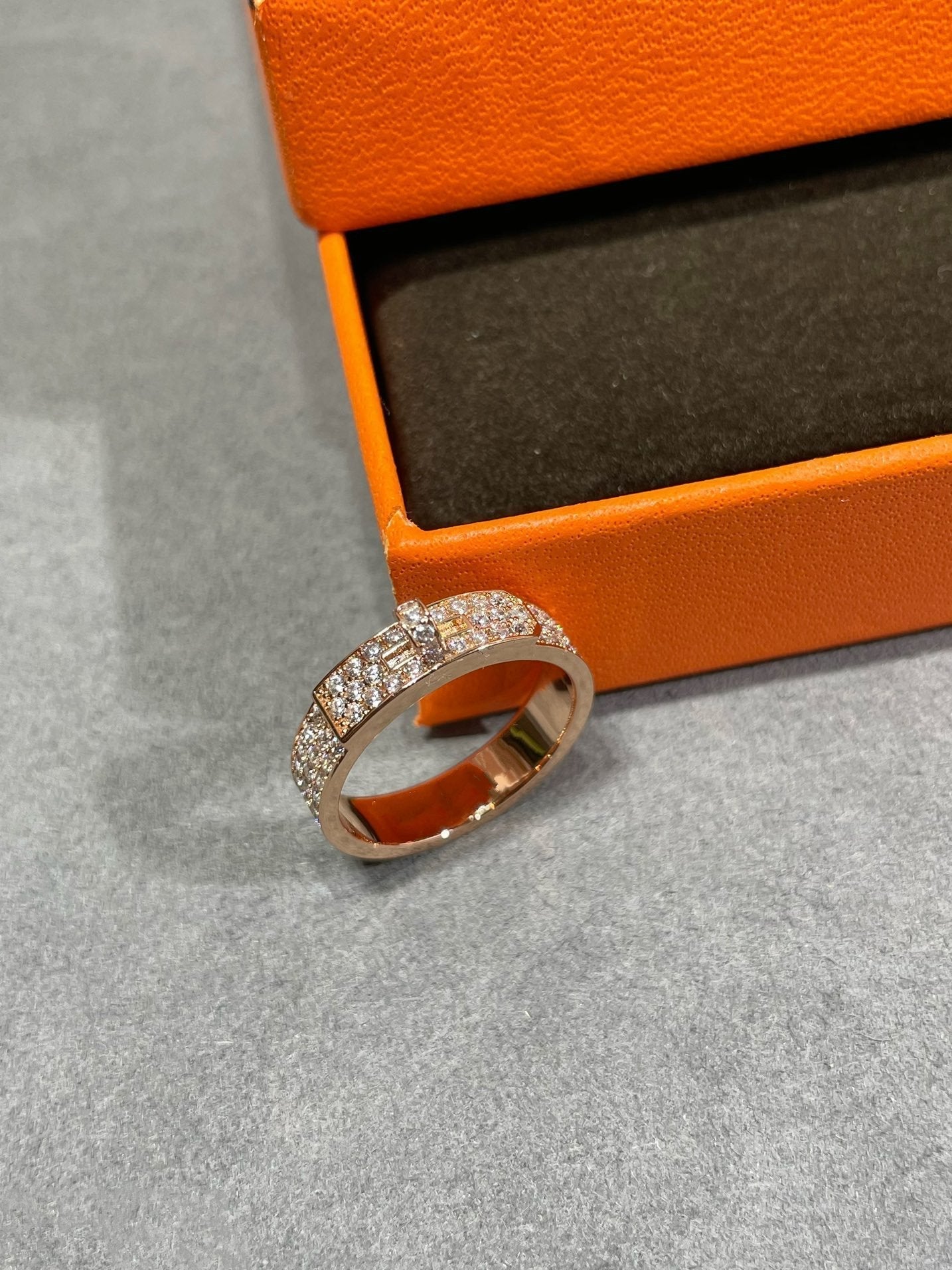 [Lunabriance]KELLY PINK GOLD DIAMOND RING