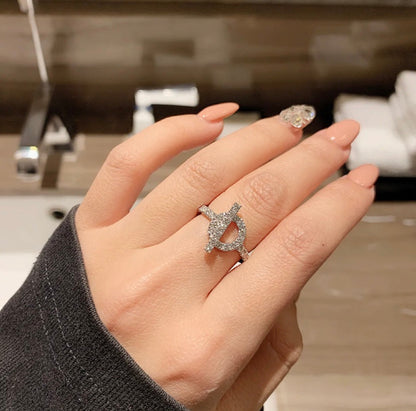[Lunabriance]ECHAPPEE RING SILVER DIAMOND