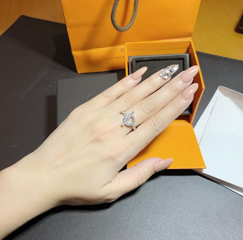 [Lunabriance]ECHAPPEE RING SILVER DIAMOND