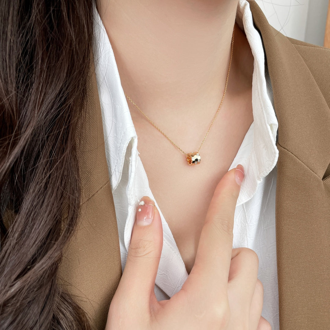 [Lunabriance]BEE MINI PEDANT DIAMOND NECKLACE
