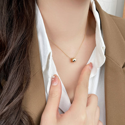 [Lunabriance]BEE MINI PEDANT DIAMOND NECKLACE