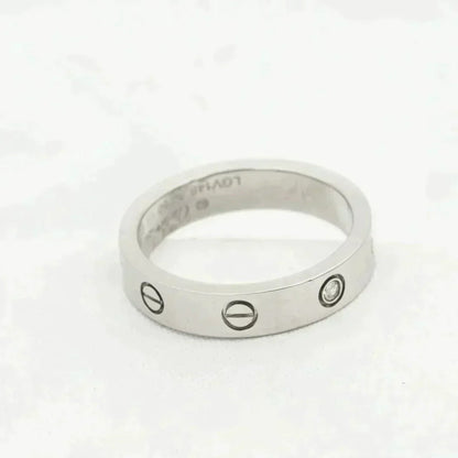 [Lunabriance]LOVE RING 4MM 1 DIAMOND SILVER