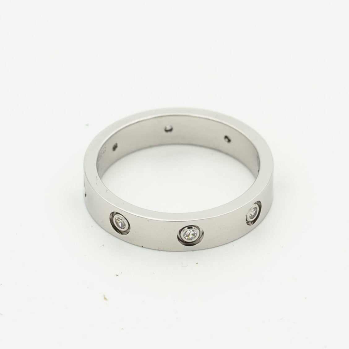 [Lunabriance]LOVE RING 3.6MM 8 DIAMONDS