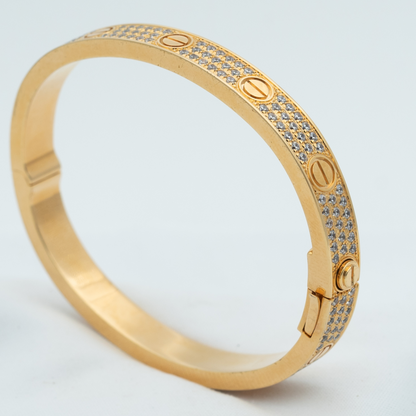 [Lunabriance]LOVE BRACELET 6.1MM DIAMOND-PAVED