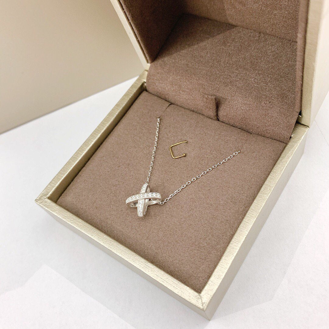 [Lunabriance]JEUX DE DIAMOND NECKLACE