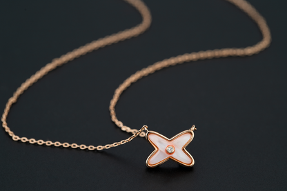 [Lunabriance]JEUX DE NECKLACE 1 DIAMOND