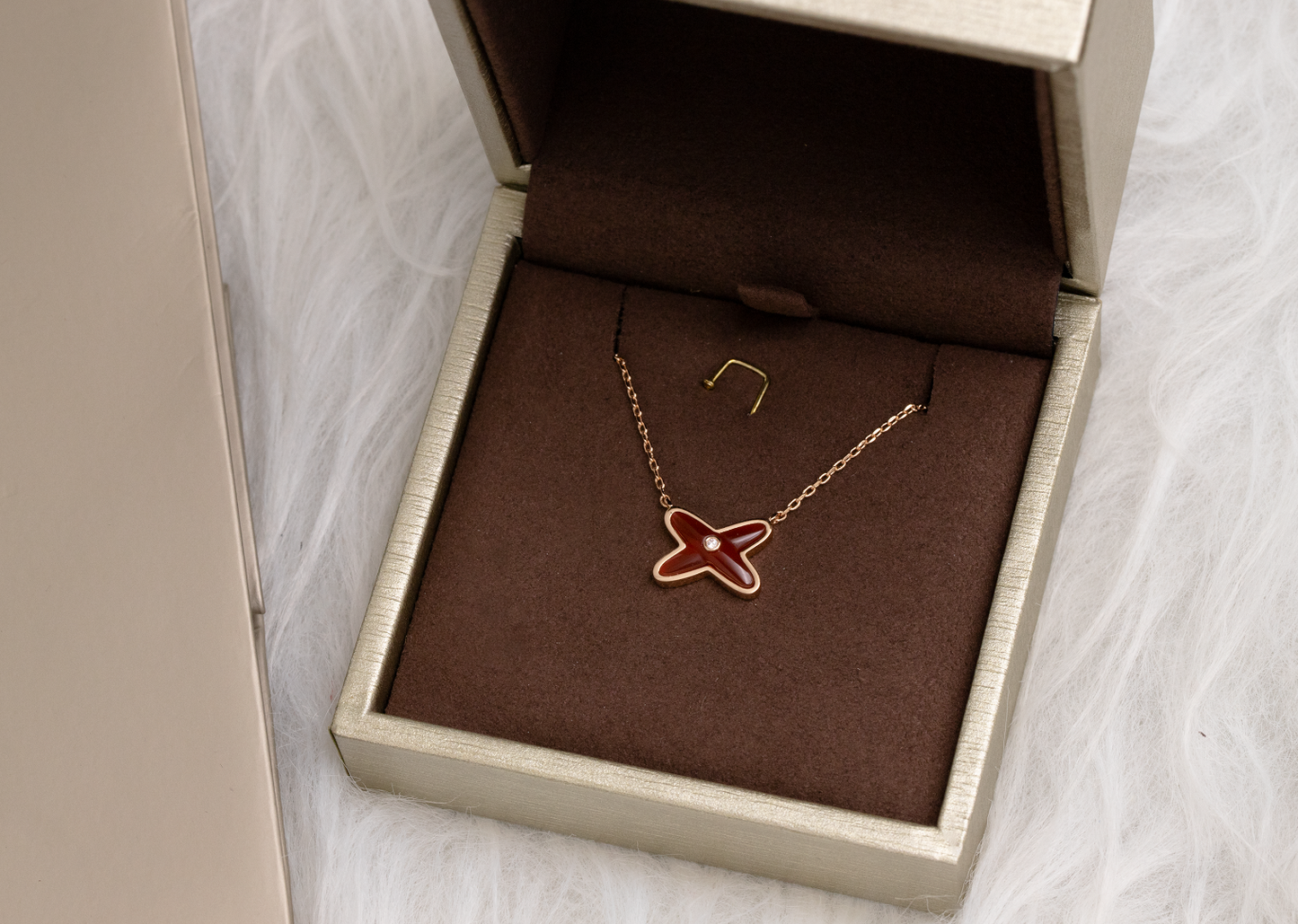 [Lunabriance]JEUX DE NECKLACE 1 DIAMOND