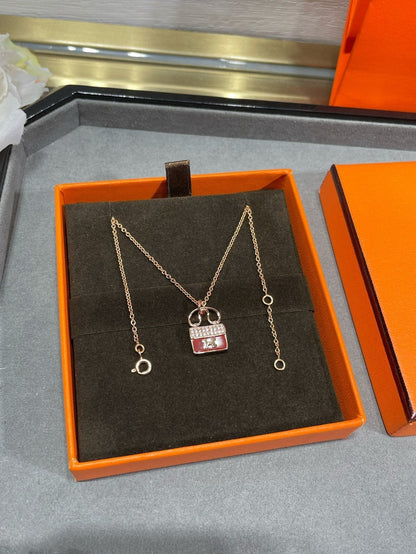 [Lunabriance]H CIRCE MOISSANITE PENDANT NECKLACE GOLD