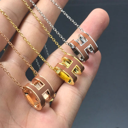 [Lunabriance]H NECKLACE BROWN