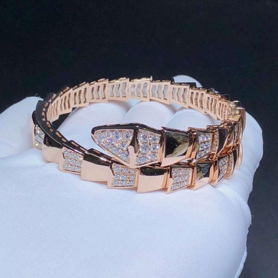 [Lunabriance]SERPENTI BRACELET PINK GOLD DIAMOND