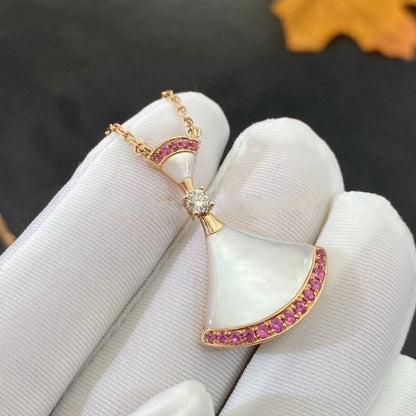 [Lunabriance]DREAM NECKLACE MOP PINK DIAMOND