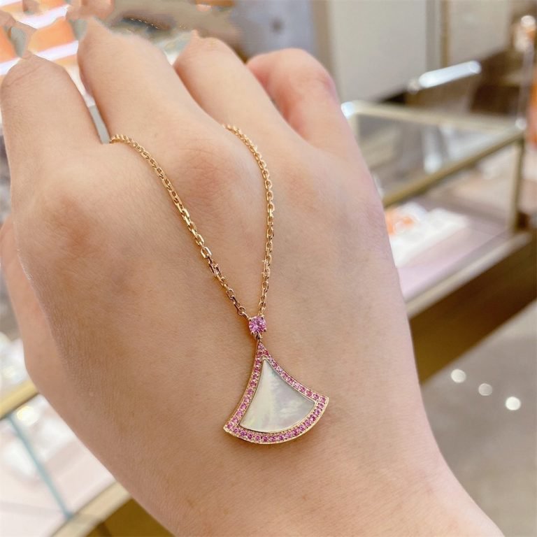 [Lunabriance]DREAM NECKLACE MOP DIAMOND PINK
